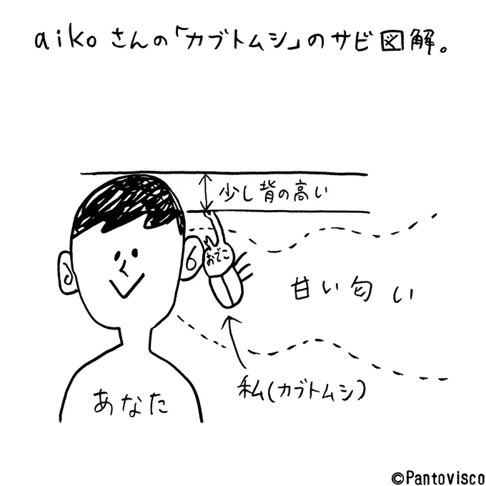 aikoさんのカブトムシ図解 