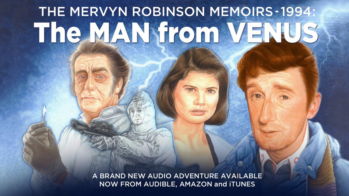 'The Man from Venus' is an audio comedy-drama, out now on @audible_com. At the time of our story, our fictionalised version of Tom Baker - the actor who played the 4th #DoctorWho to great public & critical acclaim - was enjoying a spectacular career resurgence. Enjoy the trailer: