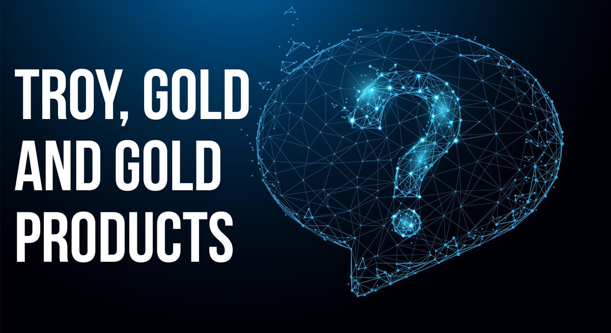 troygoldtoken's tweet photo. Crypto industry is the place where every detail, even the most minor one, plays a key role. We don’t want you to get confused!

Here’s our ‘just a reminder’: 
TROY is our name; 
GOLD is a ticker symbol;
Gold Products are the products that will be available after the ongoing ITO. https://t.co/9ptLksxZWP