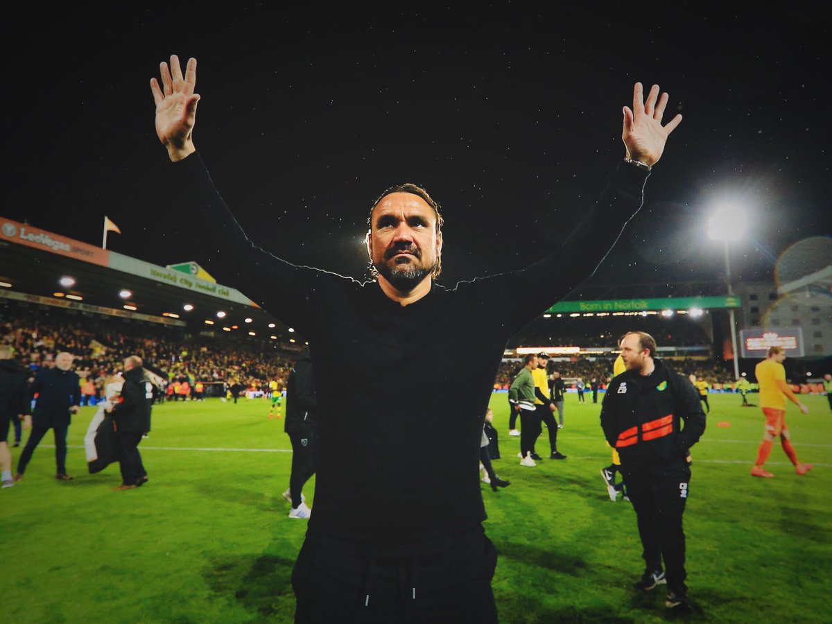 “To be successful with a club like Norwich can be more pleasing than being a coach of Barcelona, or AC Milan or Bayern Munich. I am exactly in the right place, and I love being here and I wouldn’t swap with any other coach in world football.” - Daniel Farke 

✍🏻 Via OTBC

#NCFC