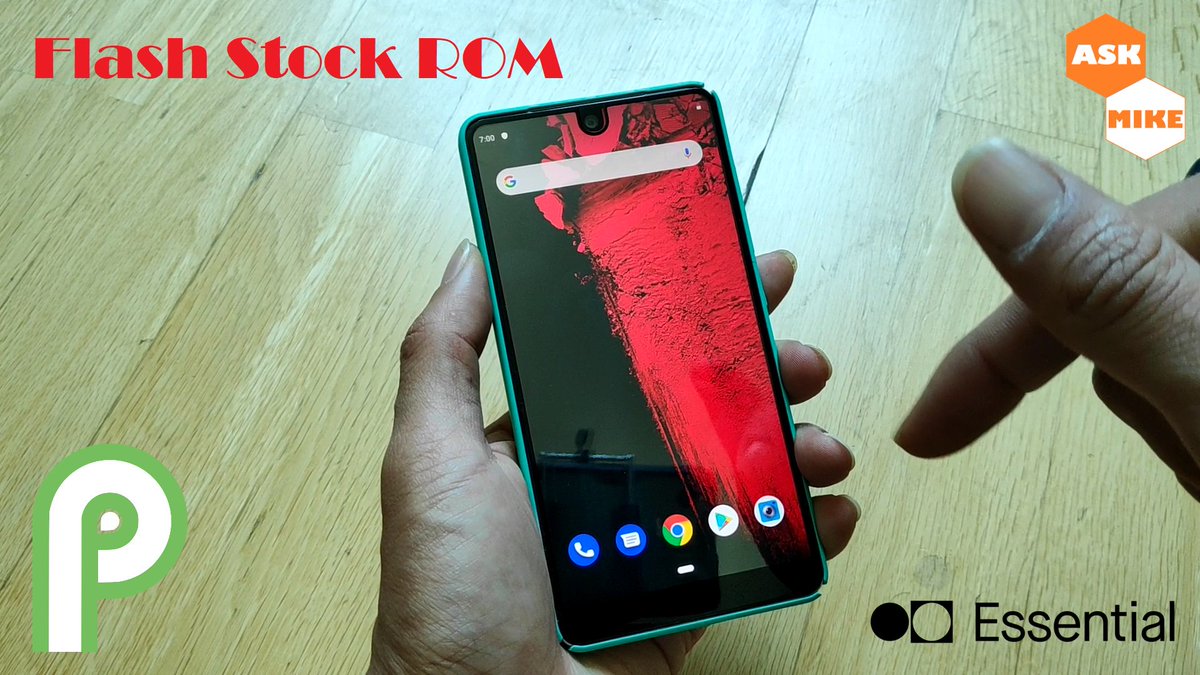 AskMikeDIY's tweet photo. Essential PH-1 Flash Stock Android 9 Pie PQ1A.190105.112
https://t.co/3VkPAWKXVY
#Android #androidq #Smartphones #Google https://t.co/r924lhEoSO