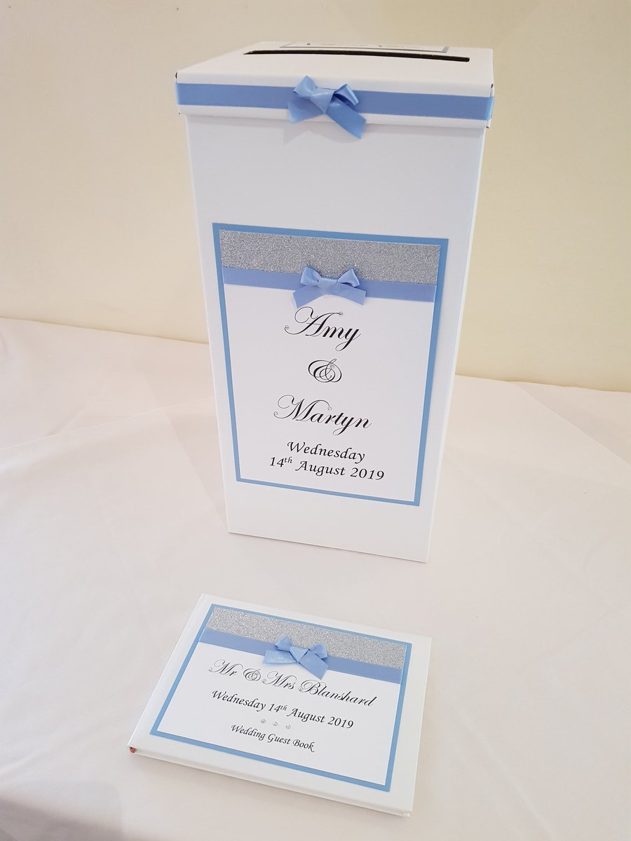 DesignsKapoki's tweet photo. Matching postbox and guestbox. Order both before September for £40 #wedding #weddingseason #weddingguestbook #weddingpostbox https://t.co/p5G5sKZjkE