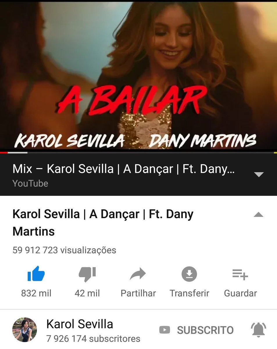 Carlaluzk's tweet photo. #ABailarKS quase, quase a chegar a 60M de visualizações.
#Retoabailarks60M
#KarolSevilla
@karolsevilla https://t.co/9fUg3JFoGt
