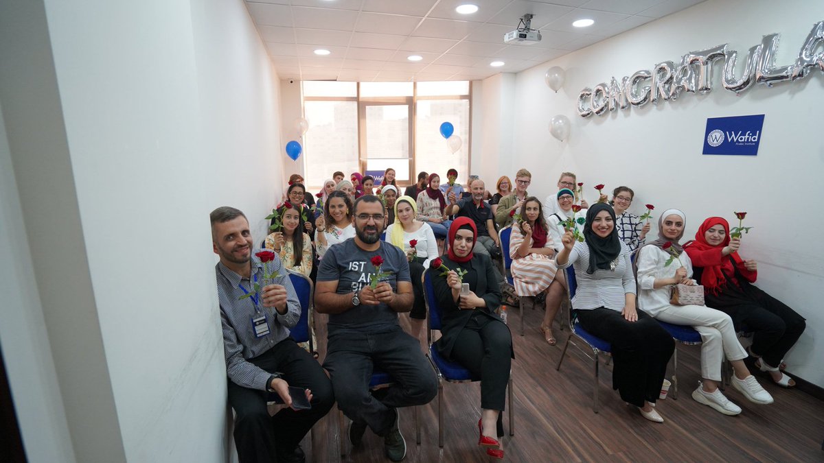 WafidInstitute's tweet photo. After an eventful summer, Wafid shares the graduation ceremony of some of our students.
Wishing them the best of luck and prosperity, and wishing the ongoing students the best of luck.

#eLearning #Student #Amman #Jordan #arabic #trip https://t.co/nWY1FjsD4F