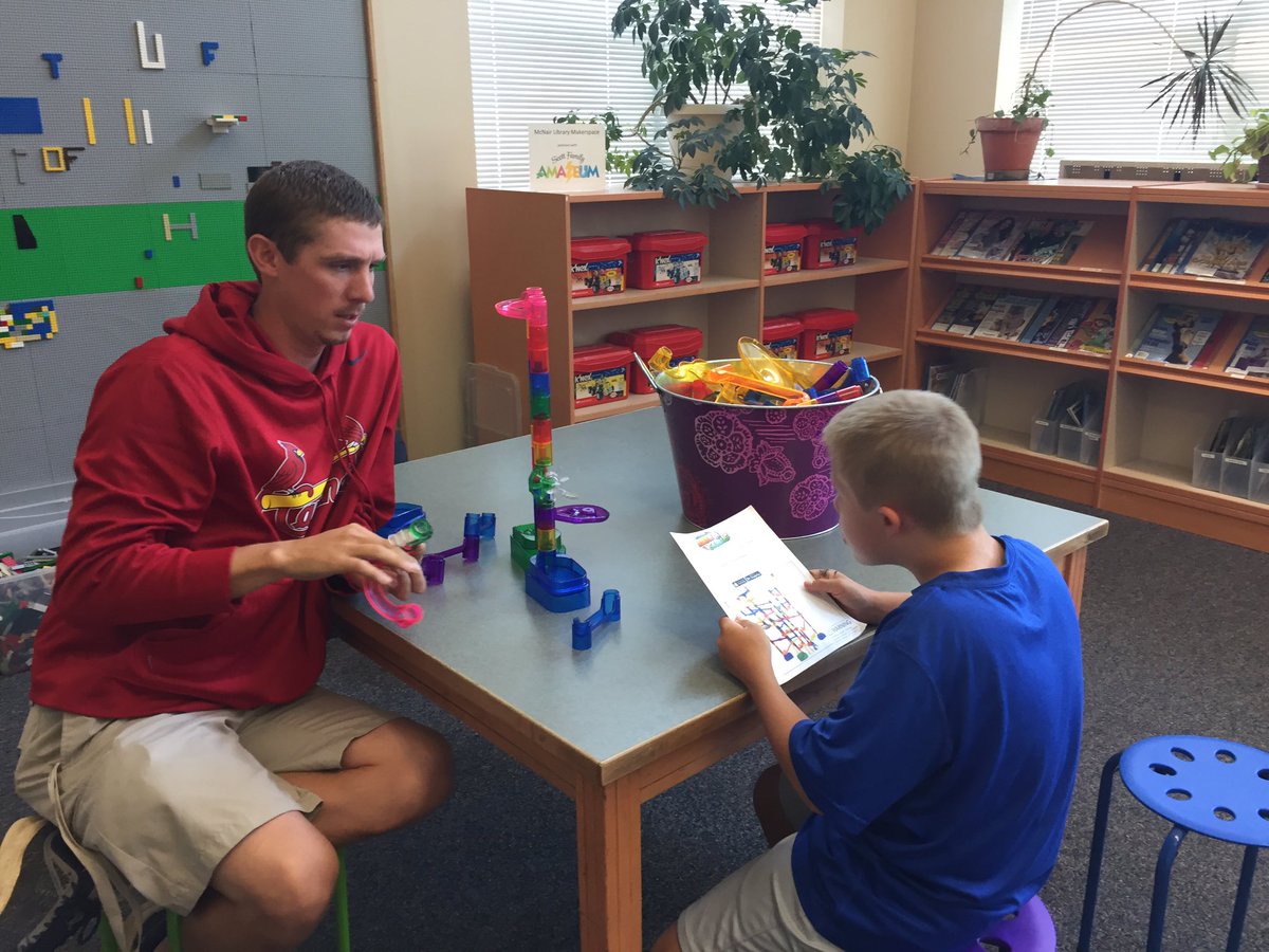 McNairMiddleSch's tweet photo. Our Mustang MakerSpace was in full swing Friday as students explored different resources and opportunities to design and create. #mustangmakers #mustangsrun #creativity #explorenewthings #discoveryandinquiry #gameon https://t.co/d55rhsIPCu