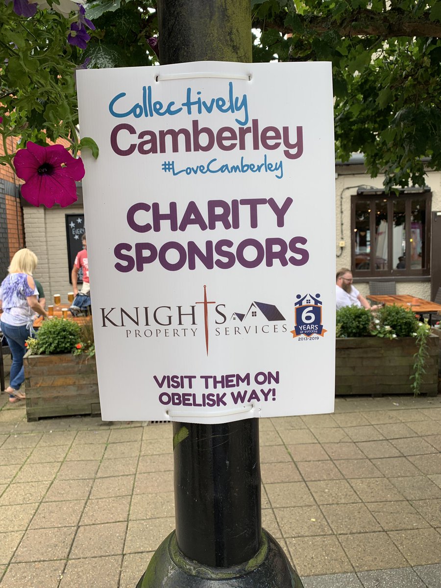 We are delighted to be the main Charity Sponsor for the Camberley Car Show 2019 , pop into Camberley and see your favourite cars today