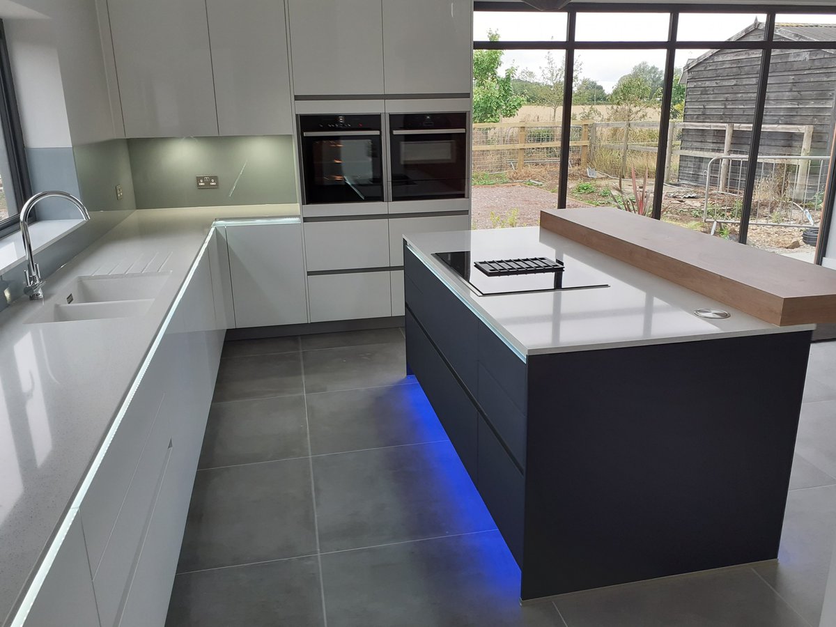 New Pronorm installation with #Neff appliances, Silestone worktops, Blanco sink and tap from the team @Stortfordkitch1
