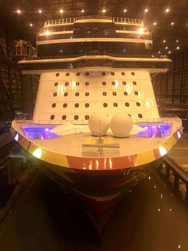CruiseRoomEire's tweet photo. WE CAN’T WAIT FOR MORE FROM ENCORE!
@CruiseNorwegian #NCLEncore floated out last night from the @meyerwerft shipyard last night and we couldn’t be more excited! We’re pretty sure that even she is smiling in one of these pictures!! 😍 #choosecruise #timetogetonboard https://t.co/AwzdC22JA0