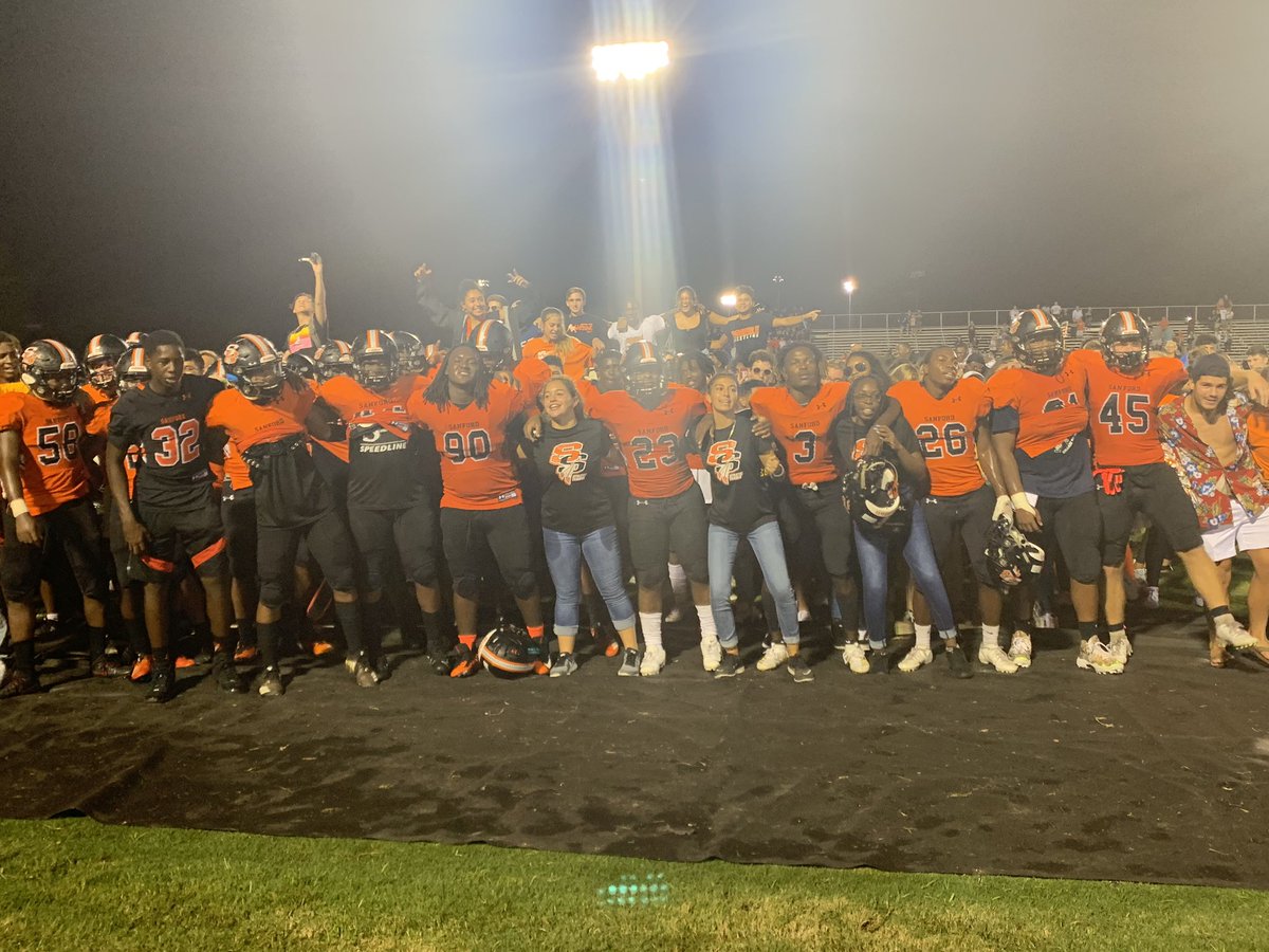 The Noles defeated the Lions by a score of 31-8 in the Kick Off Classic. Joy immediately ensued. #OneSeminole #Bokey <a href="/SanSemAthletics/">Seminole High School Athletics (Sanford)</a>