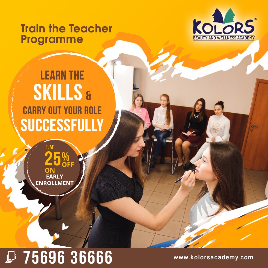 KolorsAcademy's tweet photo. This Programme is Helpful to both Experienced and those who are New to Teaching.

#beautyacademy #beautyschool #bestbeautyacademy #beauticiancourse #beautytrainingcourses #beautytrainingcenter #trainingacademy #beautytherapists #beautytraining #beautyinstructors #beautyinstructor https://t.co/IUr8T0qxFG