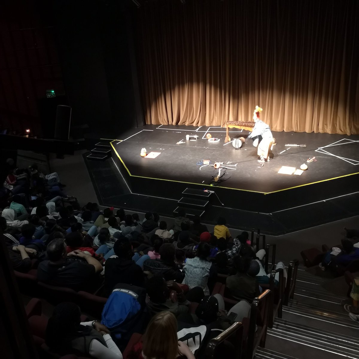 dflwits's tweet photo. Mother Africa and her Melodies with Volley Nchabeleng in Wits Main Theatre

11th Drama for Life Conference and Festival

#TransformingArts #TransformingLives

@CTAOP @SwedeninSA @HeddaInSA https://t.co/WL7eRxGejI