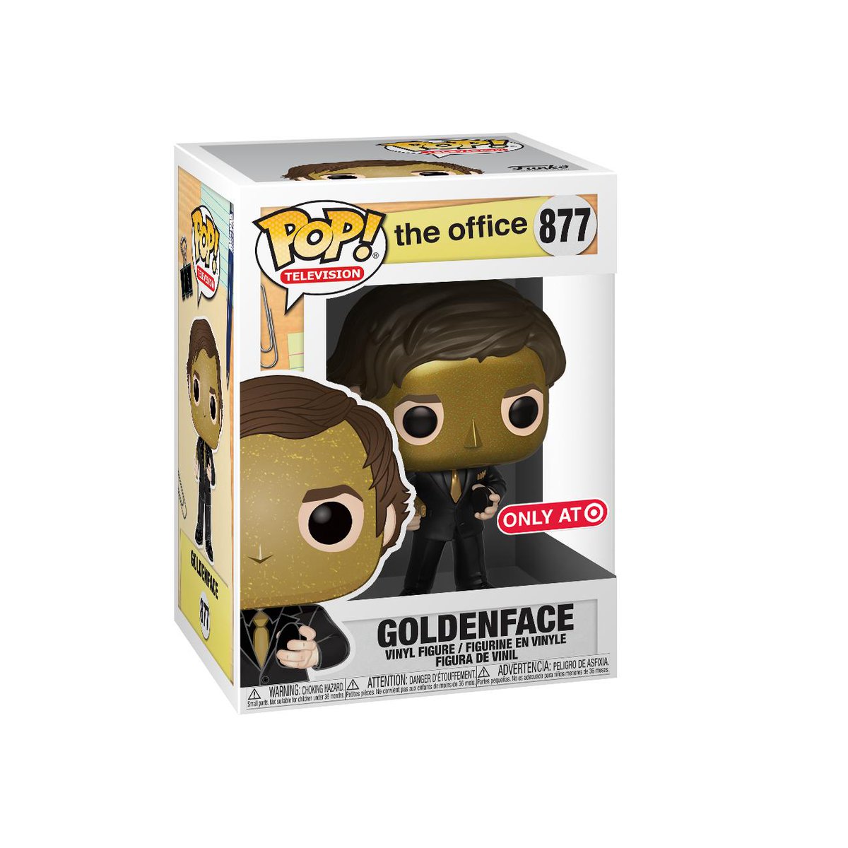 OriginalFunko's tweet image. RT &amp;amp; follow @OriginalFunko for a chance to WIN a Target Exclusive Goldenface Pop! #TheOffice #Funko #Pop #Exclusive