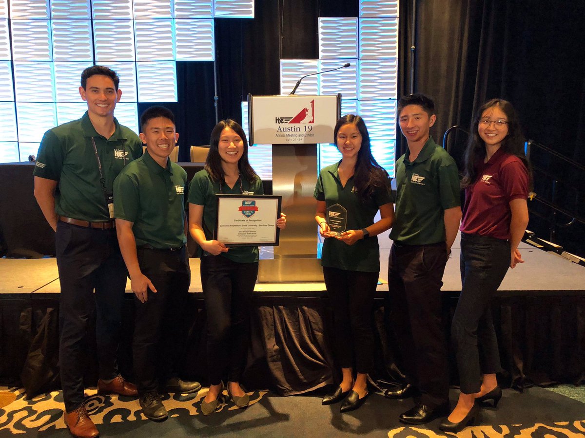 CalPolyITE's tweet image. Wow! It has almost been a month since ITE International! Thank you CTEDD &amp;amp; Western District for helping fund our trip. This year we won the International Student Chapter Award🎉. Our traffic bowl team did stellar only losing to UT Austin by 1 point. Go Mustangs!!