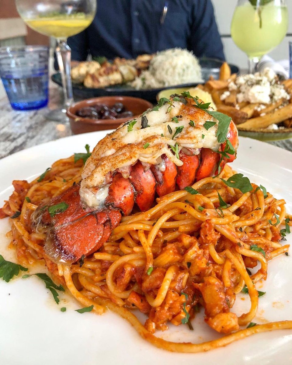 Lobsta pasta. {astakomak aronatha aka traditional Greek lobster spaghetti at <a href="/avli_restaurant/">Avli Estiatorio</a>} || 📷: agirlaboutchicago || 🇬🇷 #fabfoodchicago