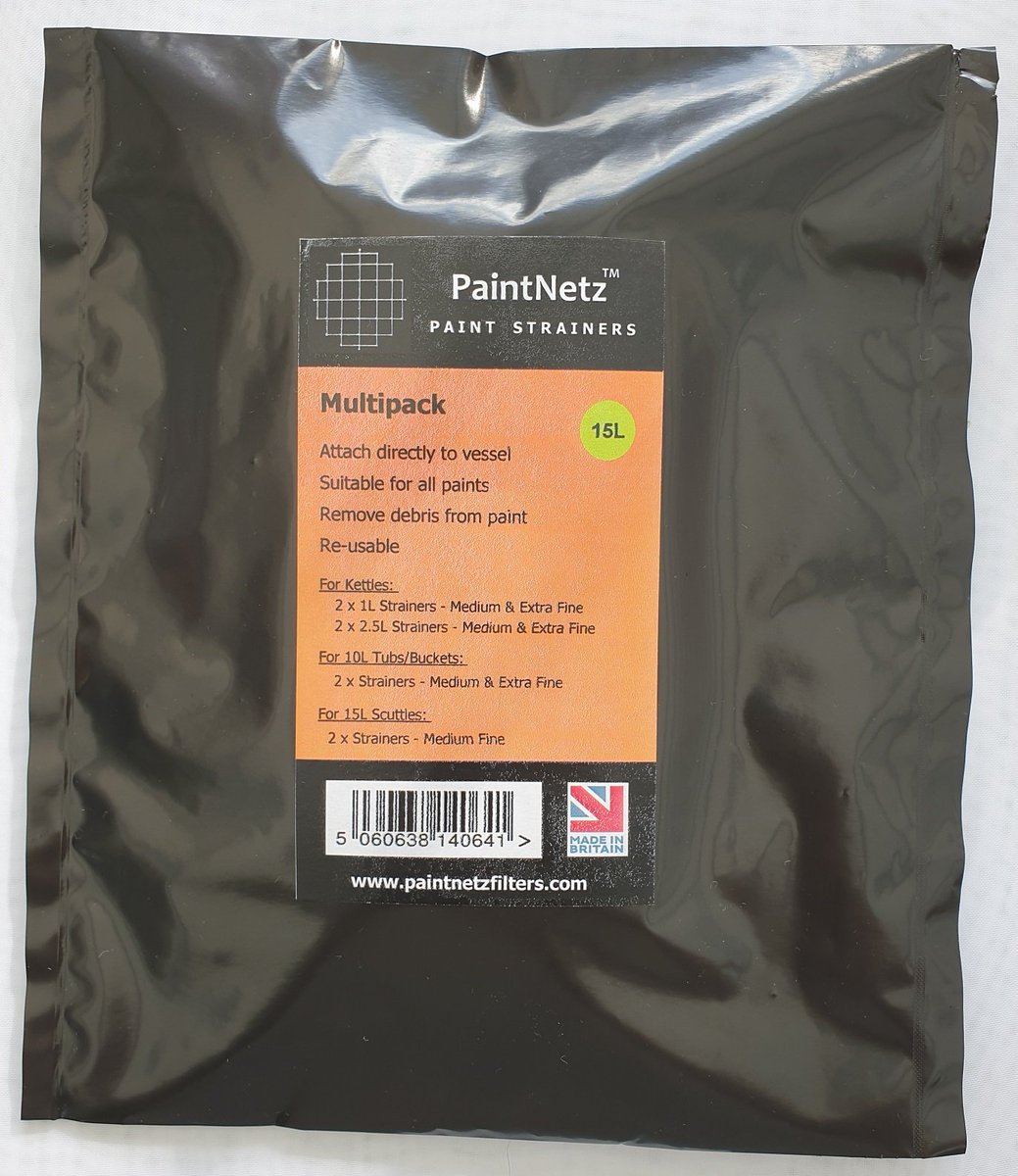 Our new Multipack contains one of each of our netz and is a great way of trying the full range out.  £4.99 Free P&amp;P paintnetzfilters.com