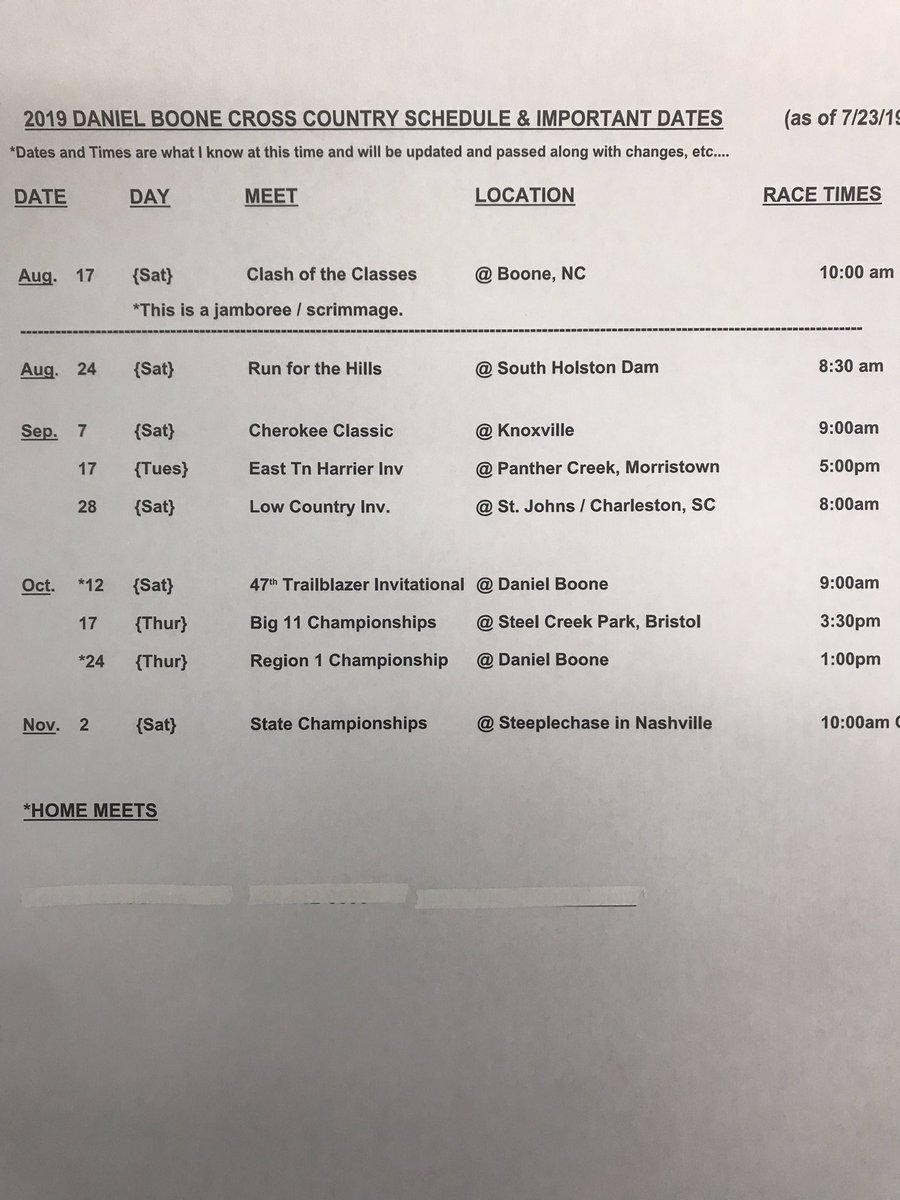 Danny Good (@booneathletics) on Twitter photo 🔴🔶Daniel Boone Sports kick off this upcoming week!! Please come support our student athletes!! Here is a look at <a href="/DanielBooneXCTr/">Daniel Boone XC & TR</a> schedule!!🔴🔶 🔴🔶Daniel Boone Sports kick off this upcoming week!! Please come support our student athletes!! Here is a look at <a href="/DanielBooneXCTr/">Daniel Boone XC & TR</a> schedule!!🔴🔶