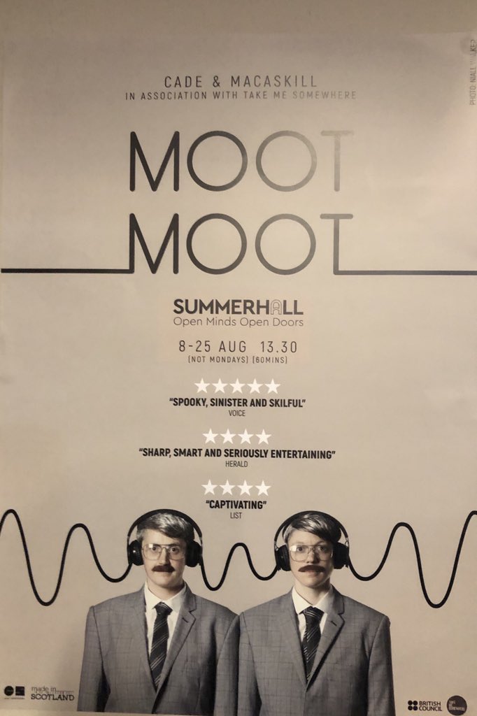 theatrehinton's tweet image. Lon/Edi19 Day12/Show26: Have to say I endured more than enjoyed this. Undeniably skilled performance, but overstayed its welcome after 10 minutes or so. I guess when you’re trying to push the envelope, paper cuts are a possibility. Very @edfringe experience #HowManyShowsIn16Days?