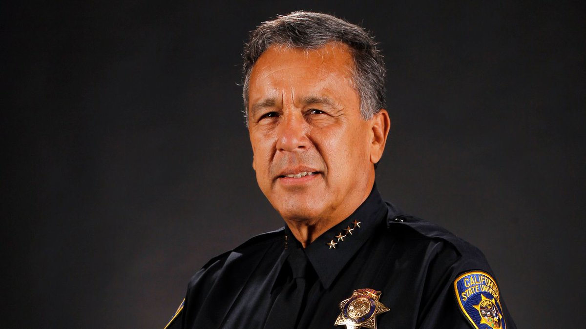 Fresno_State's tweet photo. Our hearts are with the Huerta Family and our Fresno State community today, as we announce the passing of University Police Chief David W. Huerta.

More: https://t.co/c6gGxeKity https://t.co/PwOSuffT8v