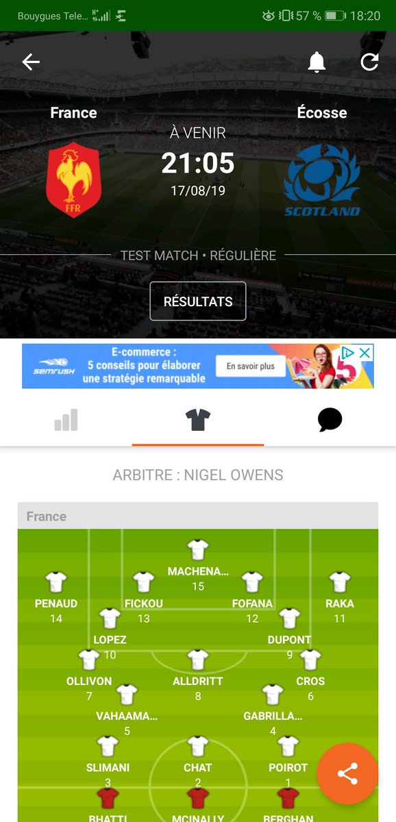 gtrdft81's tweet photo. @RugbyramaFR  je savais pas que Machenaud avait été pris et qu'il était titulaire en 15 ce soir, de plus je veux bien que Nice n'ait pas de terrain de rugby mais de la à mettre du foot... https://t.co/G0uhX97qfp