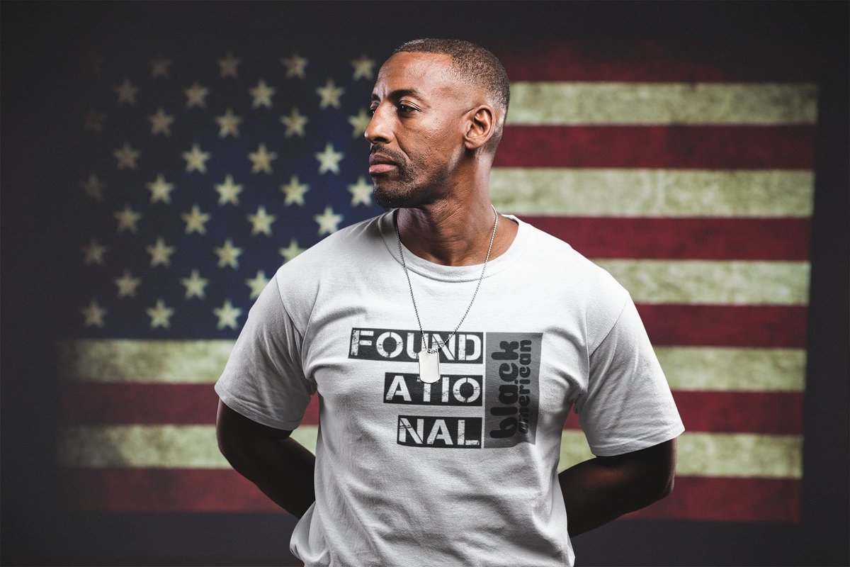 ONCODEClothing's tweet photo. Question:
What group has faught in every #Americanwar and has never waved an enemy 🇺🇸 #flag???
I'll wait?
#foundationalblackamericans
On Code Clothing, where #blackempowerment is the #lifestyle
#oncode #oncodeclothing #blackfirst #ados #tangibles2020 https://t.co/m8VzJG0pYo