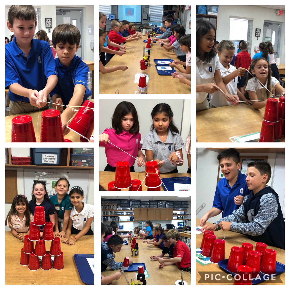 4th Ss practicing and identifying  team-building skills in science. Excited for a year of discovery and learning! #gslearning #ngss #nsta