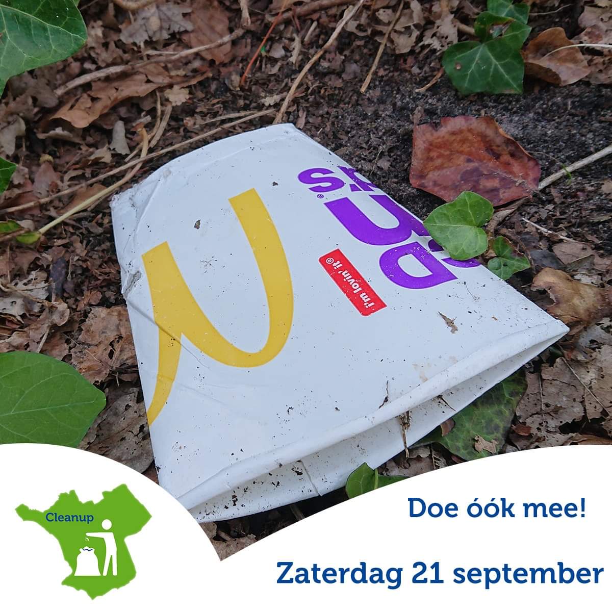 Afval van <a href="/McDonaldsNL/">McDonald's NL</a> was afgelopen jaar nr 2 meest gevonden merk. Samen kunnen we zorgen dat het #zwerfafval verdwijnt. Doe ook mee zaterdag 21 september! 😁
#Steenwijkerland #cleanupSWL #zwerfvuil