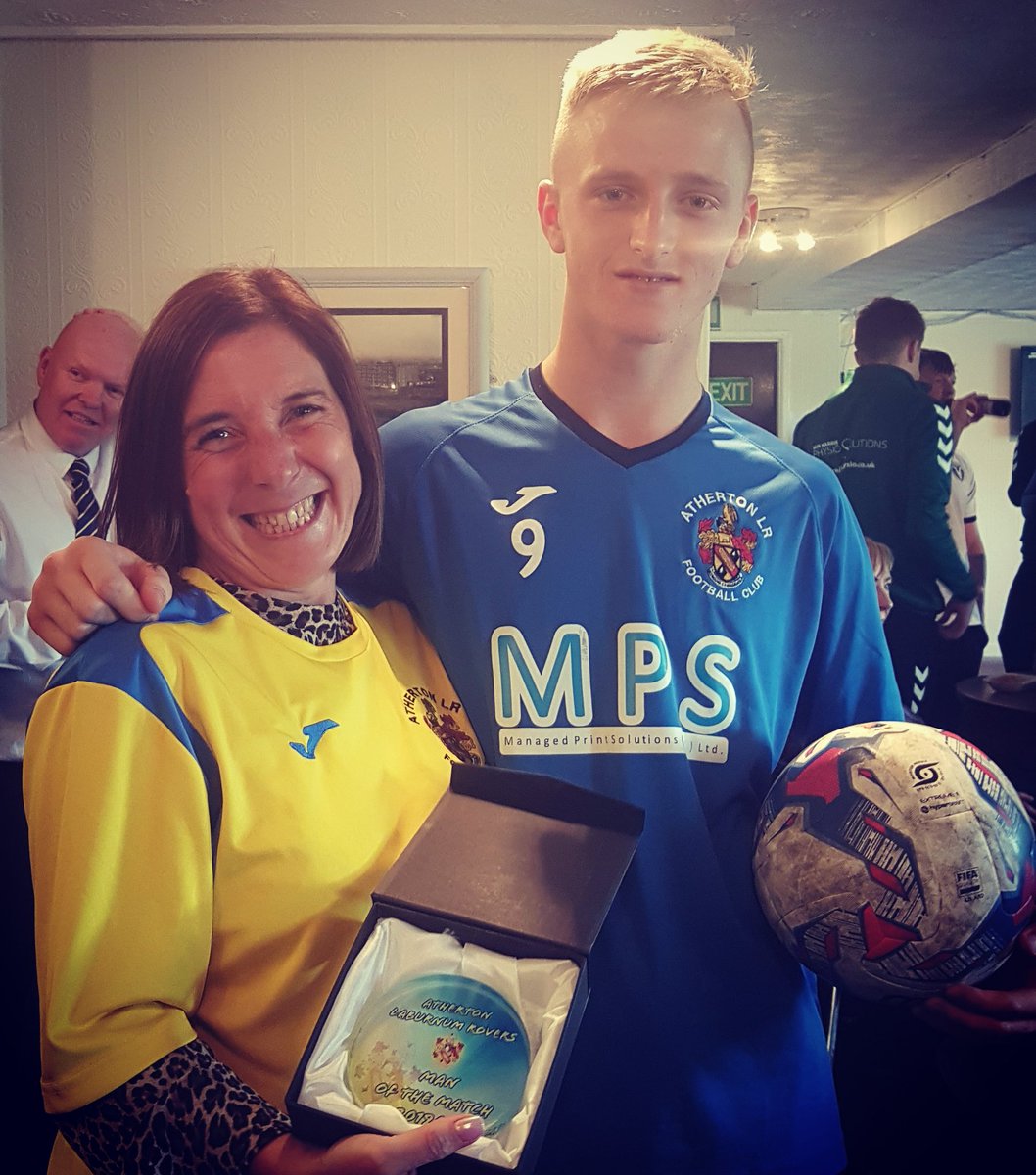 AthertonLRFC's tweet photo. Our hattrick hero is today's #AthertonLRFC Man of the Match 🔥

3 #MOTM awards in 4 league games 👌

Connor Comber is in GREAT form 👊

#UpTheLR #NWCFL #Hattrick https://t.co/SqFPBZs7r0