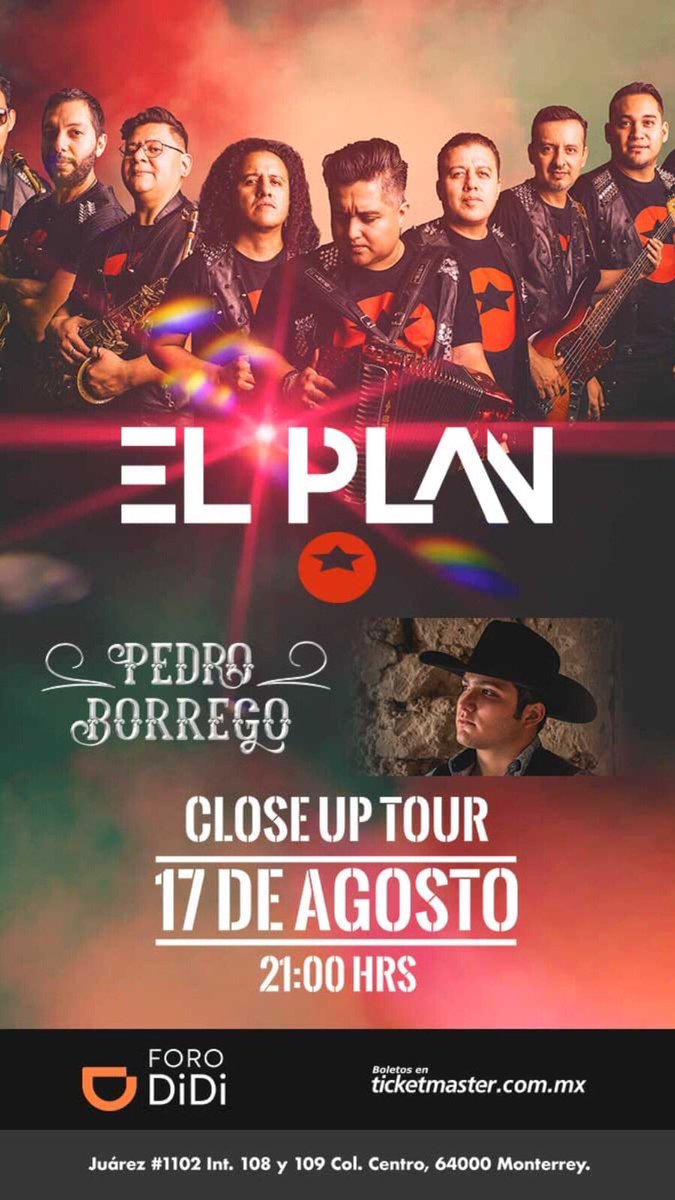 ElPlan's tweet photo. ¡Nos vemos esta noche en @ForoDiDi!
#CloseUpTour 🔥🔥 https://t.co/6luarFqa68