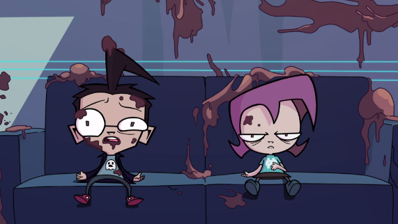 I saw Invader zim for the first time at Netflix. It was very