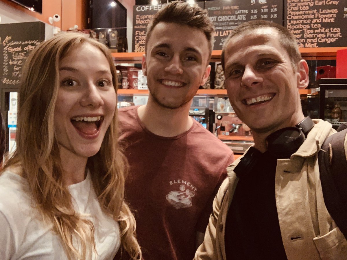 AlastairNatkiel's tweet photo. Lovely evening @newdiorama last night watching @gregorypiper98 and @beccaempty in #aboutjack. Beautiful piece of new writing from Esther Stanford. Representing #OCG #LineofDuty https://t.co/rcl3HGeZKV