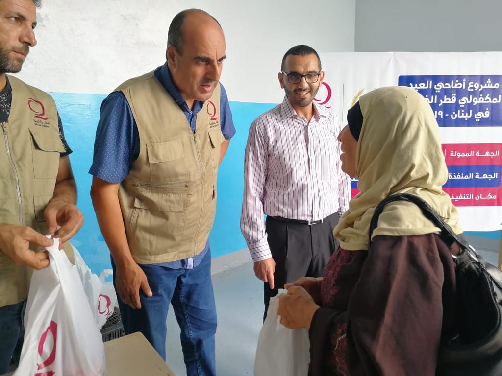 AlReaaya's tweet photo. Thanks to all our supporters all over the world. Thanks @qcharity for making this Eid a joyful one for underprivileged families throughout Lebanon...

#اضاحيكم_هدايا
#SouthLebanon #Refugees #PalestinianRefugees #SyrianRefugees #Beqaa #Akkar #NorthLebanon #Arsal #PalestinianCamps https://t.co/PAvaTMhdV2