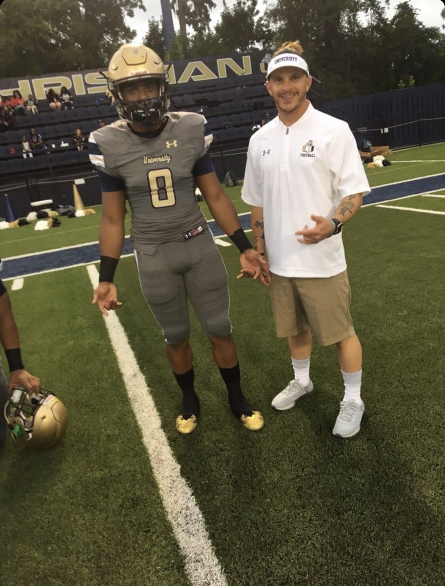 Smithey_Daniel's tweet photo. My son son @ArthurWalker06 with 2 TD runs last night to go along with a solid outting at LB and @UCChristians football beats #floridahigh 28-20 #universitychristian #fhsaa https://t.co/KQN0H3mncU