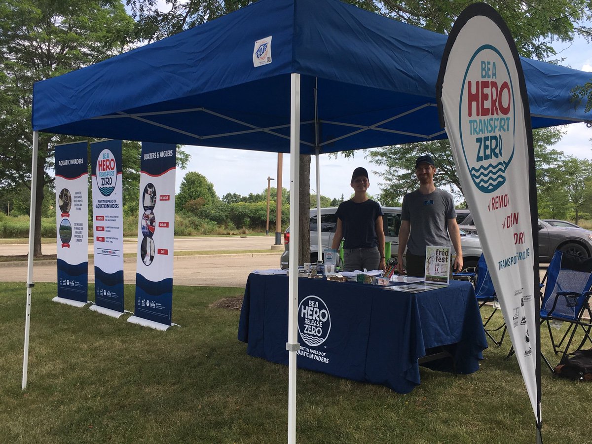 bizzy_berg's tweet photo. Come visit us today @LCFPD Fox River Marina to learn about how YOU can prevent the spread of aquatic invasive species @ILINSeaGrant #transportzero #invasivespecies https://t.co/wHDjZuhq3A https://t.co/cYGrEFDEjB