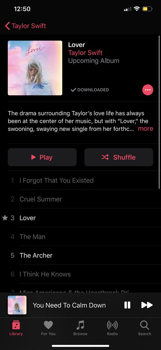 loverkodyy's tweet photo. the tracklist is now up on @AppleMusic !!! #lover #lovertracklist @taylorswift13 @taylornation13 https://t.co/xbVrEojTcB