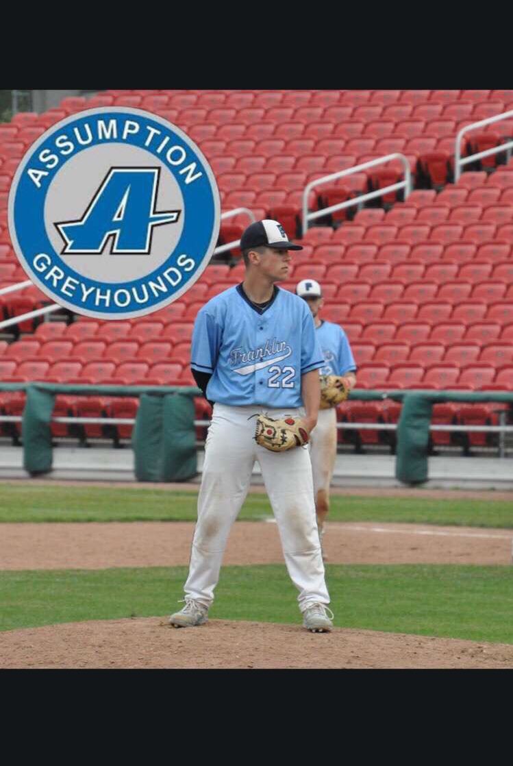 willpacheco22's tweet photo. Beyond excited to announce my commitment to further my academic and athletic career at Assumption College! Thank you to my family, friends, coaches and everyone who helped me along the way! #RollHounds #Next4 @FHSCoachZBrown @NorthEast_BBall @NEBscottp @JSully12 @ACGreyhoundsBB https://t.co/zv5W8UC3zu