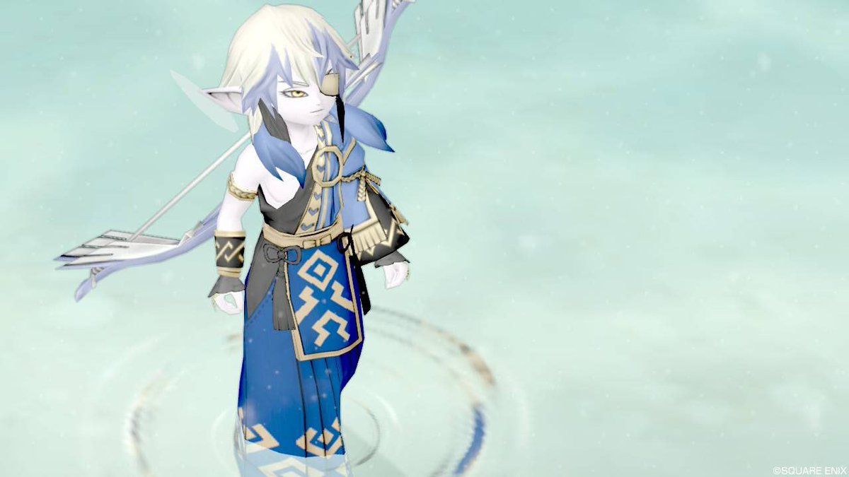 ちるか なつめ エルフ男部門ｎｏ 195 全体を同系色のグラデーションですっきり 大人しめの合わせ方に ウィッグを主役にしてドレスアップしました エルフらしさと涼感が出てるといいな 投票ありがとうございました マスドレ4th ちるコレ