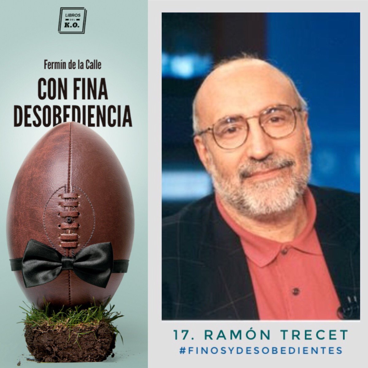 35 días para la #RWC2019 🏉 Hoy se asoma a 'Con fina desobediencia' don Ramón Trecet Garmendia <a href="/trecet/">Ramón Trecet</a> El Bill McLaren español. En el libro habla de su estancia en Londres y aquella Gales de los 70, los Lions, los Welsh... #confinadesobediencia #elrugbyhecholibro #rugby