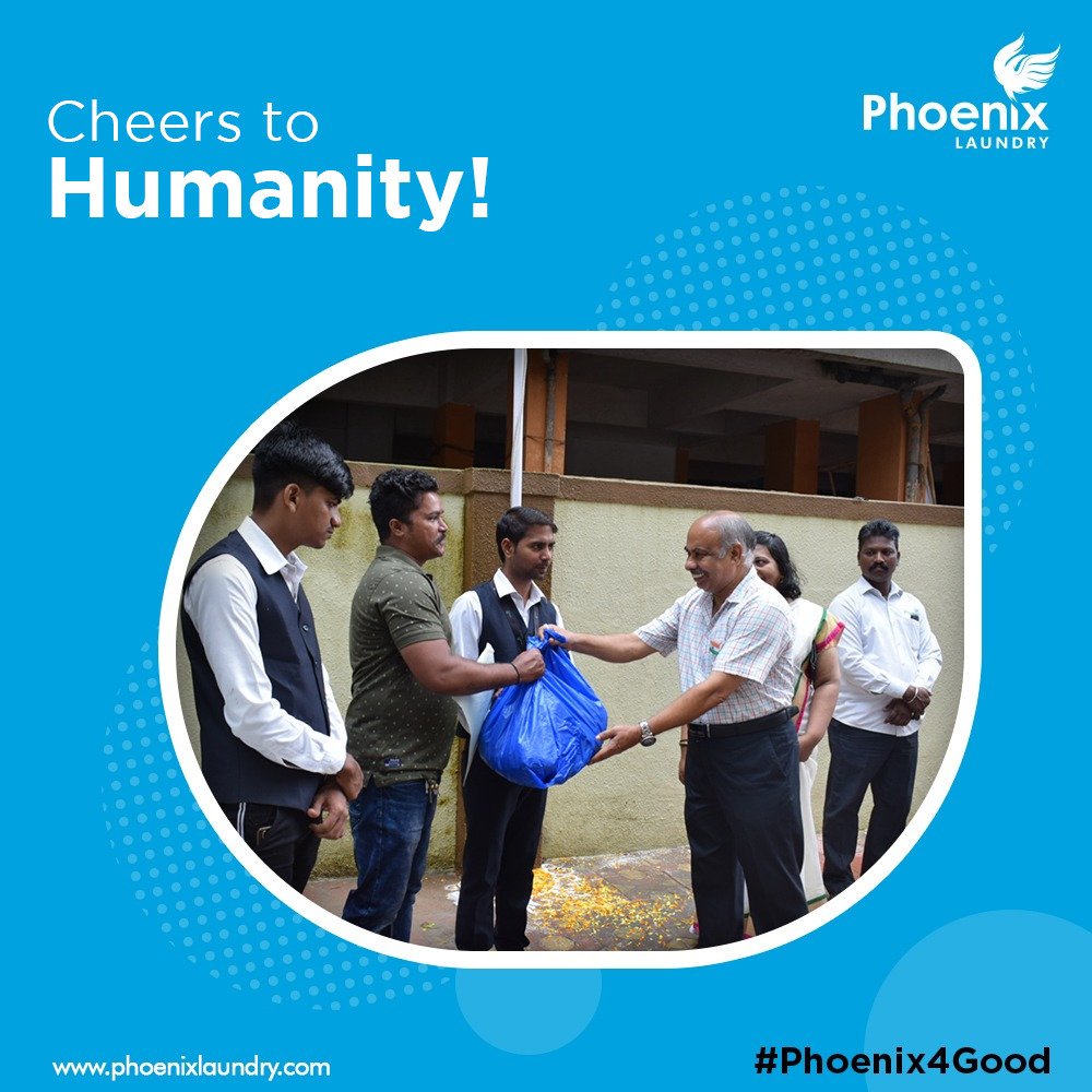 Phoenix4laundry's tweet photo. #PhoenixLaundry family is happy to announce that we, with the help of all of you who decided to donate, have managed to collect 1500+ garments in just 2 days.

If you still wish to donate, call us on 70459 05311

#Phoenix4Good
https://t.co/iLPu2wYNNB

#StandWithMaharashtra #Flood https://t.co/wD0InWDwTr