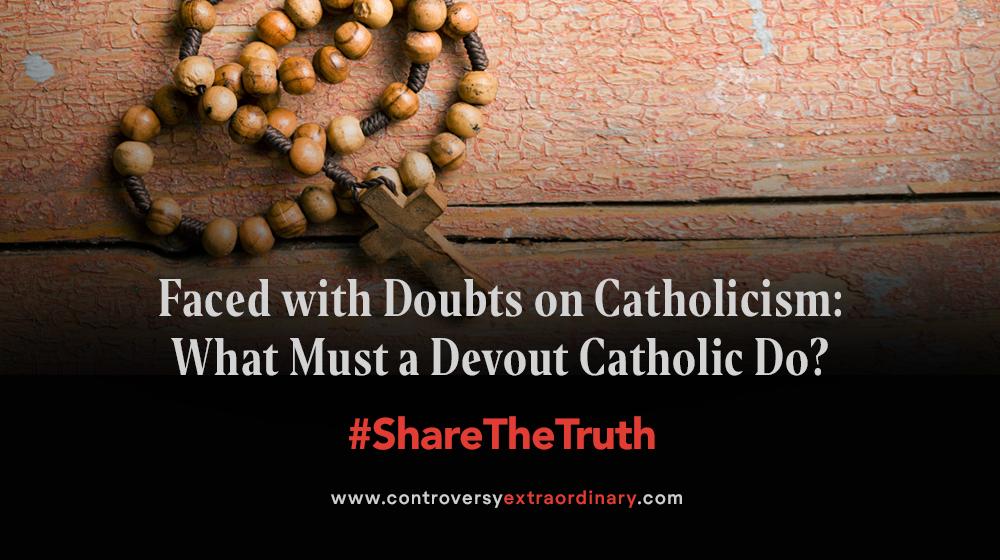 TruthChannelTV's tweet image. Latest post from @MrControversyX 

Faced with Doubts on Catholicism: What Must a Devout Catholic Do?

bit.ly/ShareTheTruthT…

#ShareTheTruth