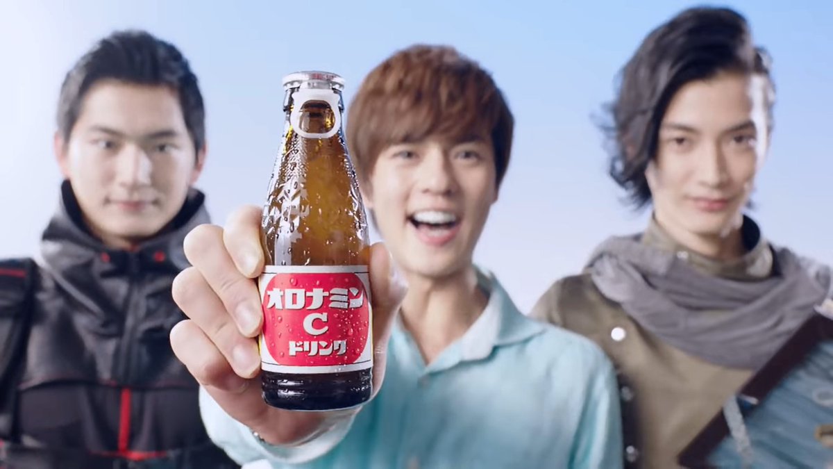KING30919404's tweet photo. ゼロワンになってもこのオロナミンCのCMをやってほしいな～。
#平成仮面ライダー 
#仮面ライダーゼロワン https://t.co/NyYAcVsAYx