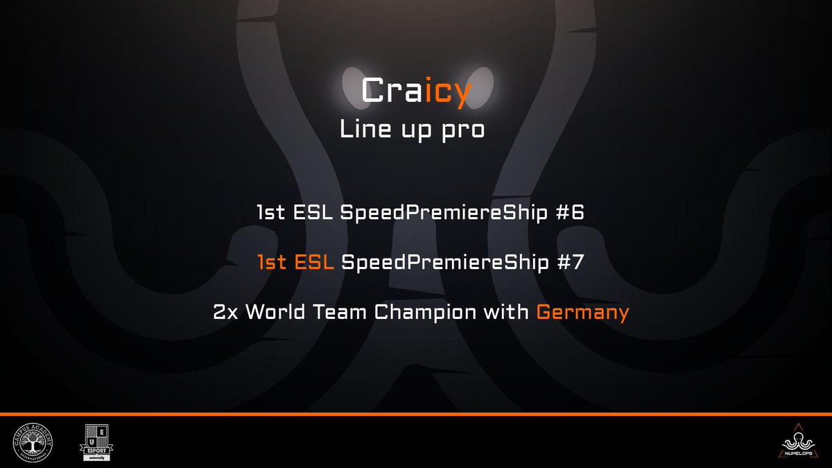 Numelops's tweet photo. Have you seen our current TrackMania Line-Up? Looks great uh? Well, meet: our Pro Line-up! To start off... he is from Germany, @MrCraicy will play under the flag of #Numelops https://t.co/72jmzu0DUJ
