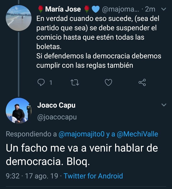 majomajito0's tweet photo. Así se comportan los fiscales de mesa. Después nos preguntamos por qué estamos como estamos
Defienden la democracia sólo si a ellos les conviene
#asco
#BuenSabado https://t.co/4JcK8FByYN