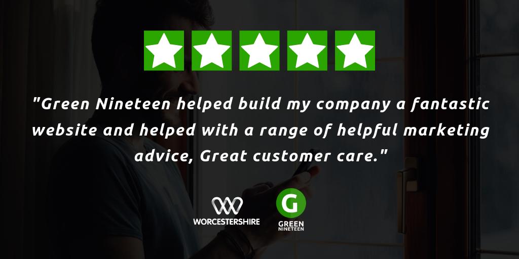 green19creative's tweet image. Another great Trustpilot review just in from Reuben at PetrolBlueHR. Thanks Reuben!

trustpilot.com/reviews/5d572c…

#WorcestershireHour