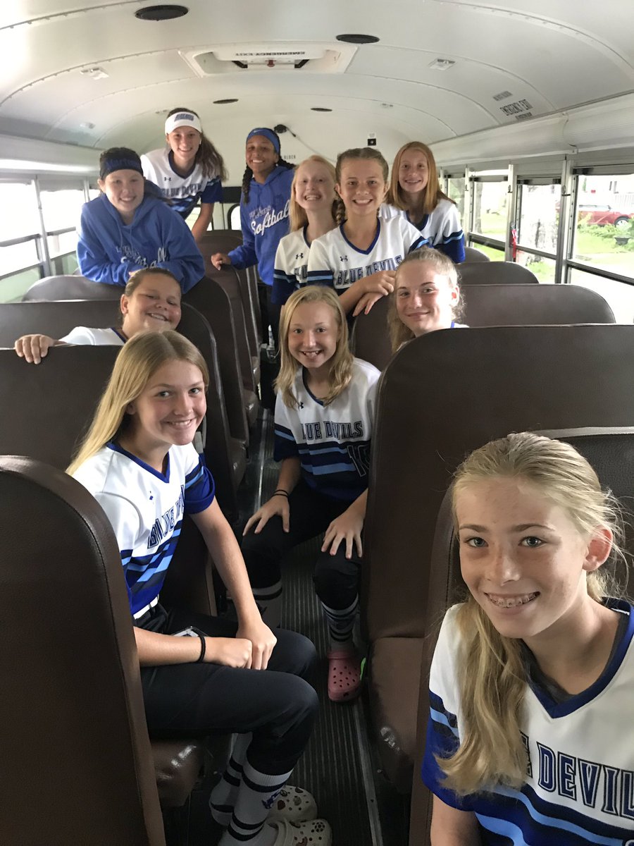 Headed to the Marion Tournament! 💙🥎🖤