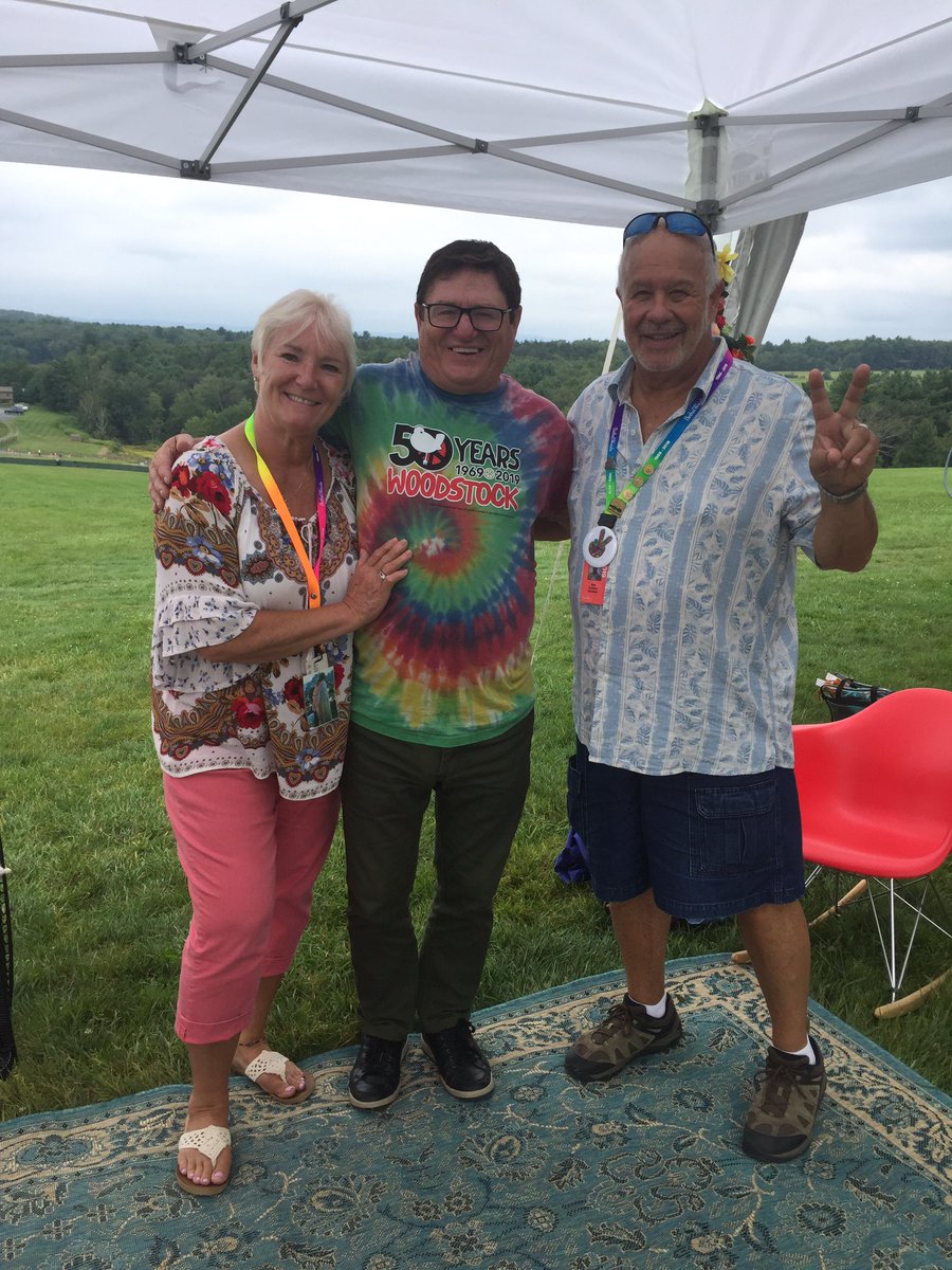 Day 2: Woodstock 50th Anniversary. Incredible. Phenomenal. Great vibe in an iconic historical From Woodstock album cover 1969. With me 2019. #Woodstock50 #historicasite #1969 #rocknroll #music