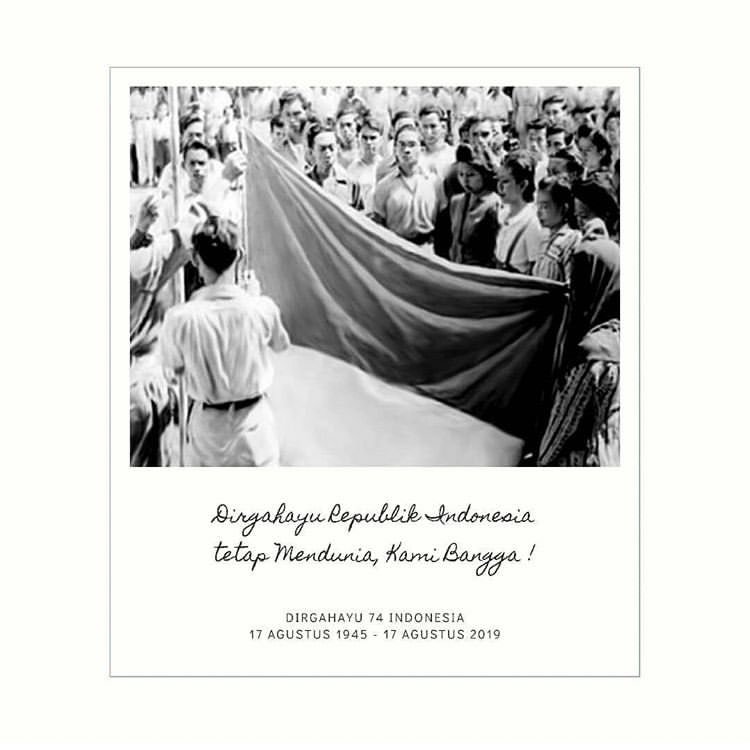 Dirgahayu RI ke 74, maap mimin baru bangun