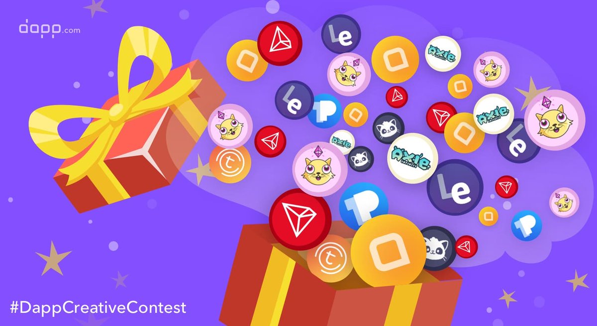dapp_com's tweet photo. 🎁 400,000 $DAPPT + $TRX + $TOMO + #NFTs and More! All great prizes up for grabs at https://t.co/F1IxOZ3Zmc Creative Contest. JOIN NOW → https://t.co/OMPe6hRbxp
#DappCreativeContest https://t.co/7SaYb2JgVH