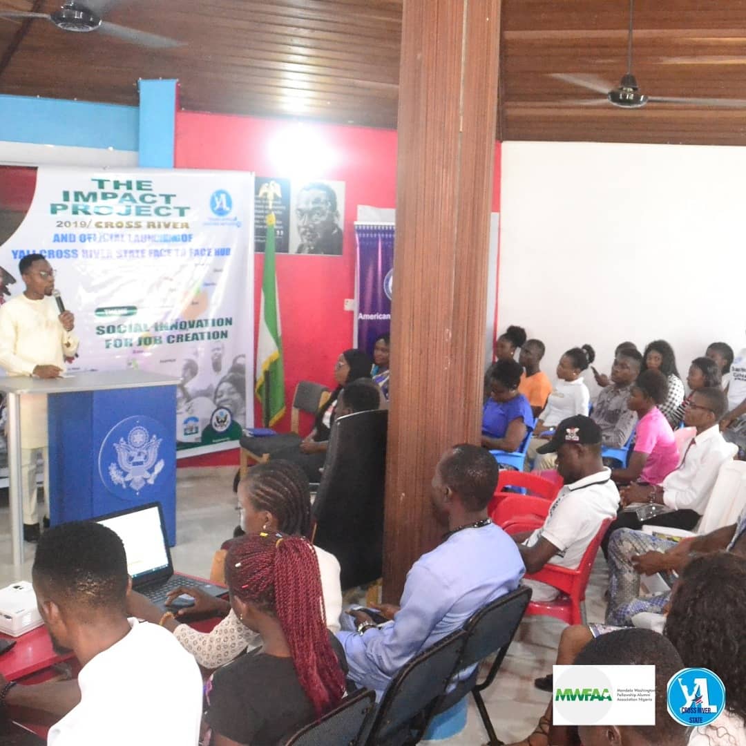 Yalicrossriver's tweet photo. #YALICRSLaunch2019
Social Innovation For Job Creation.
Being different isn't enough, you need to make a difference.
@yalicrossriver @THyouthvoices @sunriseyouthinterventionorg
#YALIcrossriver #TIPcrossriver
#YALICRSLaunch2019
#mwfaanigeria https://t.co/SmzeF8Dbf0