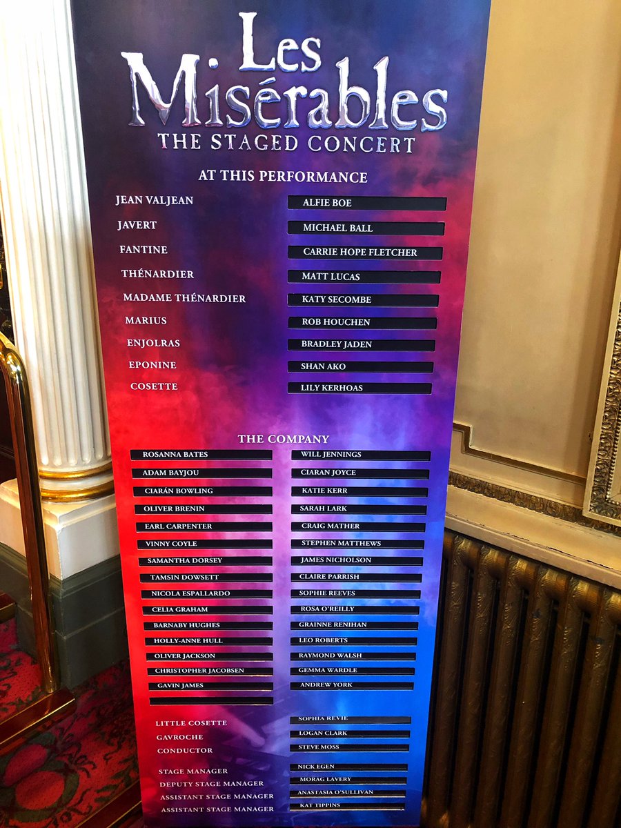 A very special day today for @PlatformYS 🙌🏻 I’m proud to share the stage with Sophia, a young superstar in the making! Making her ‘Little Cosette’ debut today <a href="/lesmisofficial/">Les Misérables</a> SMASH IT! 🇫🇷