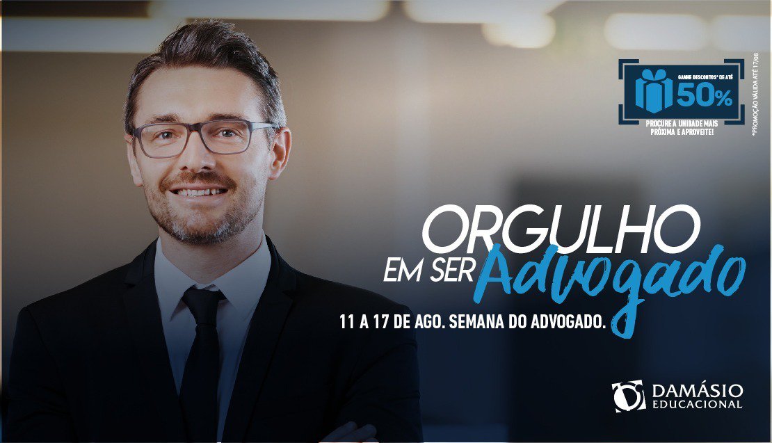 cursodamasio's tweet photo. Ainda não foi até a uma unidade Damásio para aproveitar os descontos de até 50%? 🏃
#OrgulhoEmSerAdvogado
#diadoadvogado #advogado #advogados #damasio https://t.co/wQQQKmUxZZ